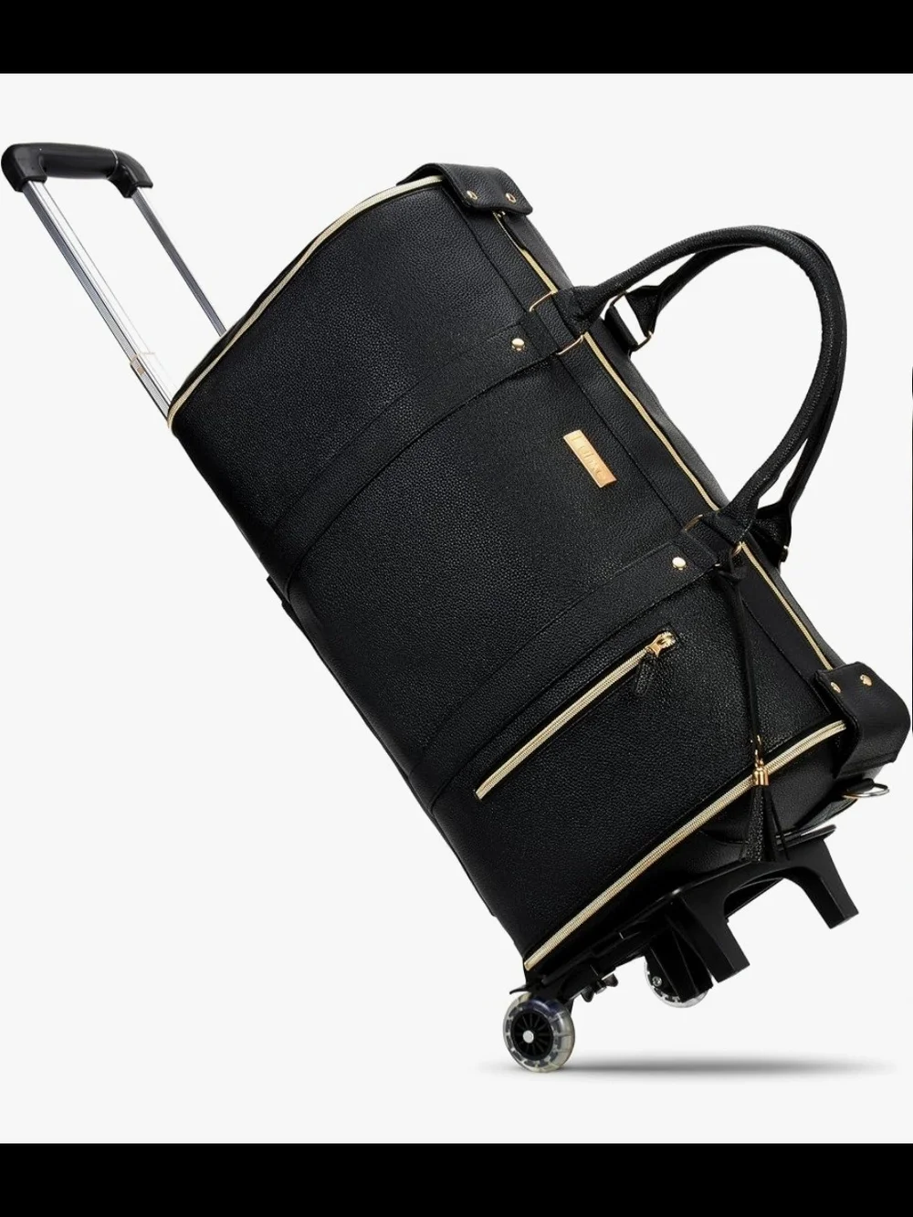Luhxe Travel Garment Bag with Detachable Wheels